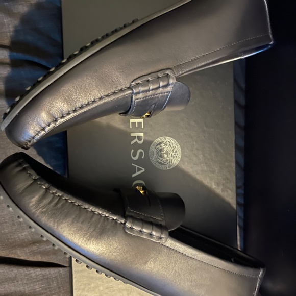 Versace Leather Flats main image 7